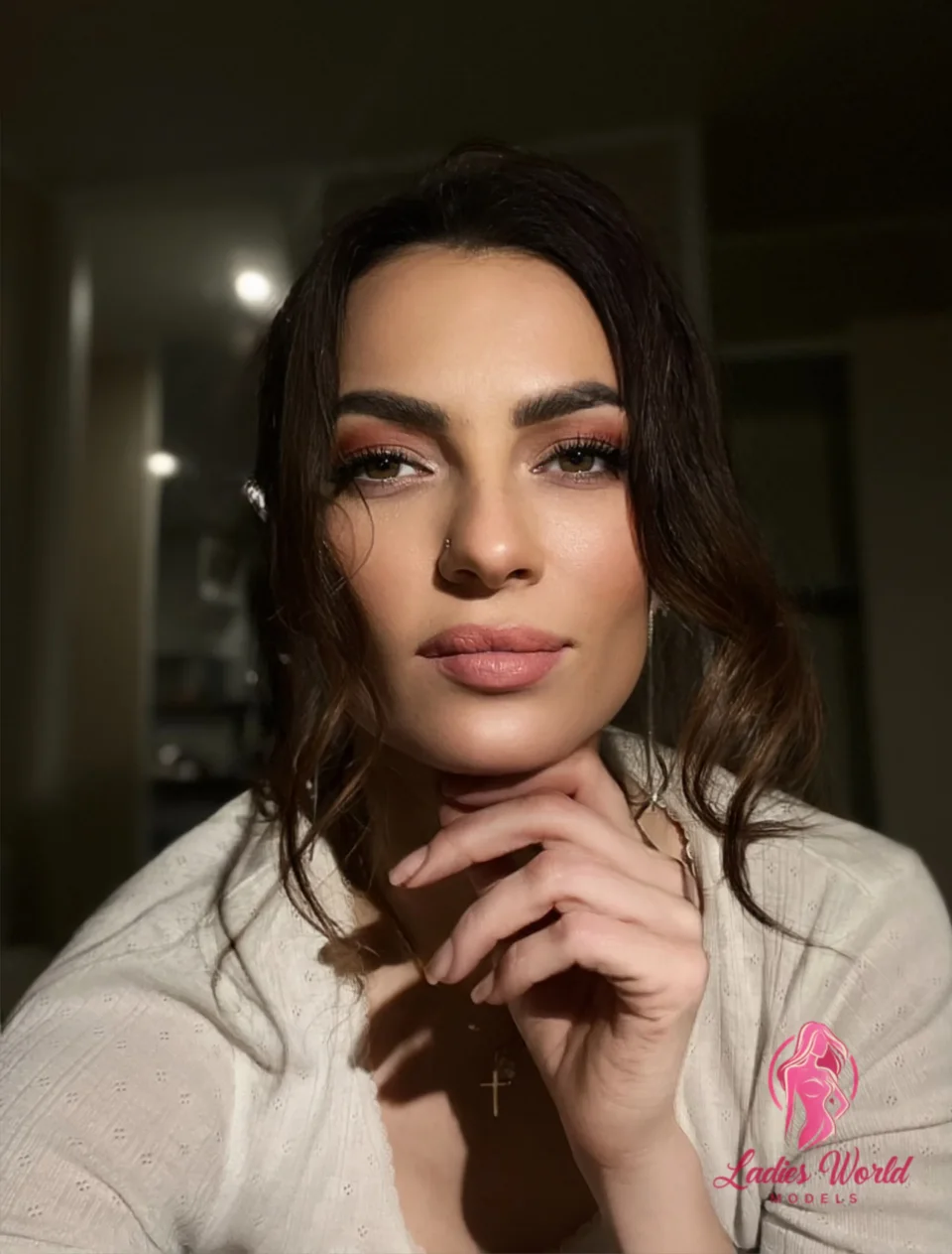 Яна фото 1 - Алматы, 20 лет, стройная, шатенка, 168 см, 53 кг, грудь 1 размер